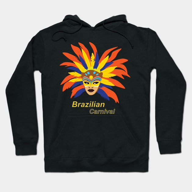 Typical mask of the carnival party Hoodie by GiCapgraphics